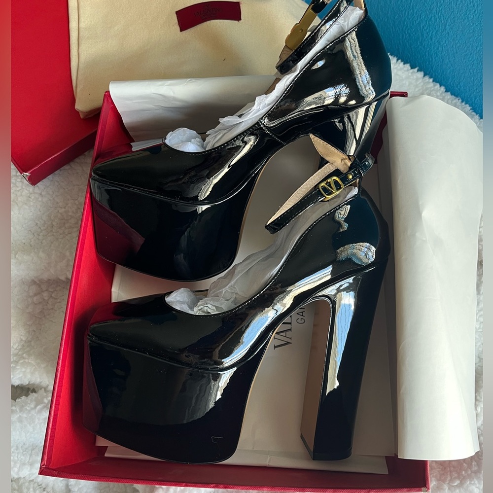 Patent Leather Platforms